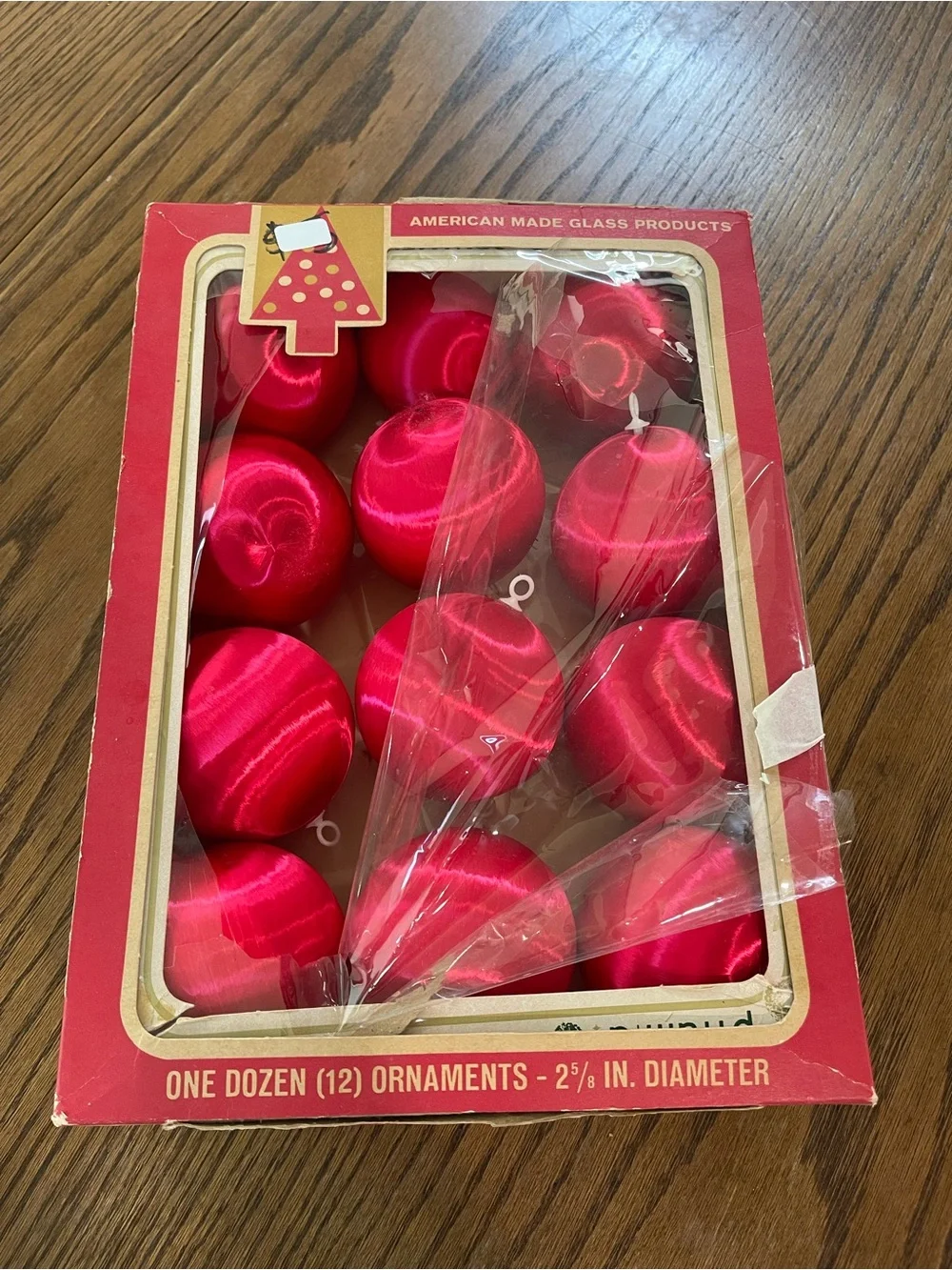 Vintage Christmas Oranaments set of 12